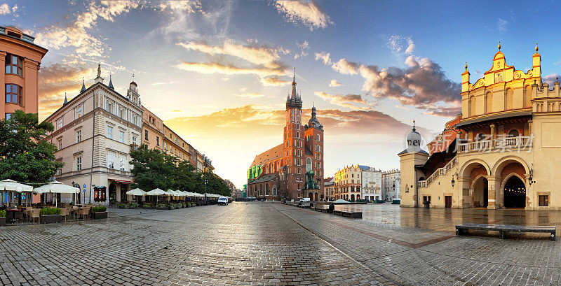 波兰克拉科夫市场广场
