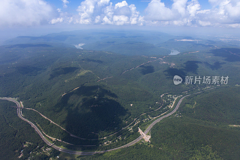 田纳西河鸟瞰图