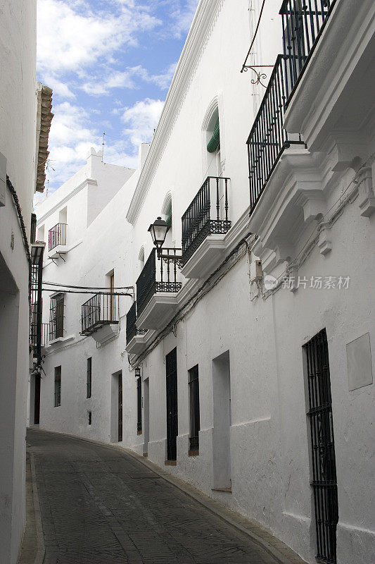 西班牙Vejer的白色西班牙房屋