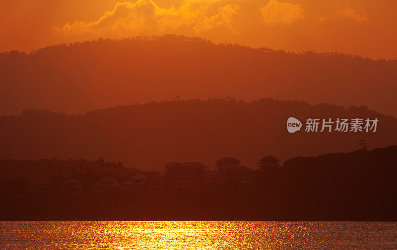 苏梅岛日落