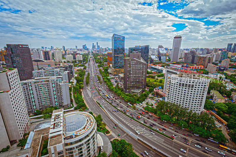 北京全景俯视图