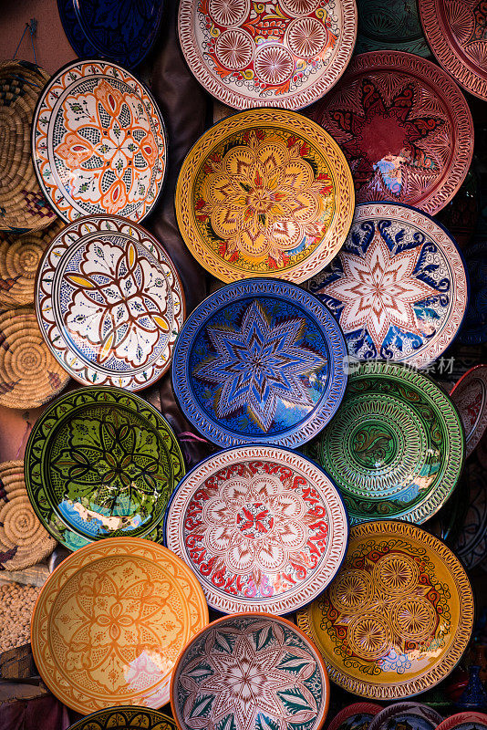 露天市场上的摩洛哥菜