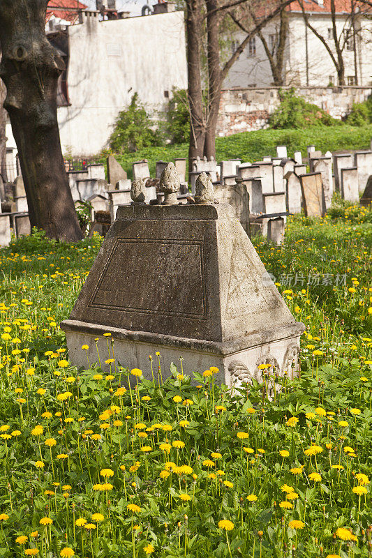克拉的犹太人墓地上的坟墓?w