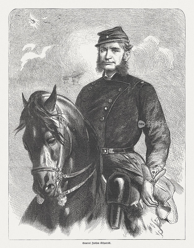 休·贾德森·基尔帕特里克(1863-1881)，美国内战期间的军官