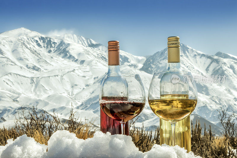 Rosé和阿尔卑斯山脚下的白葡萄酒