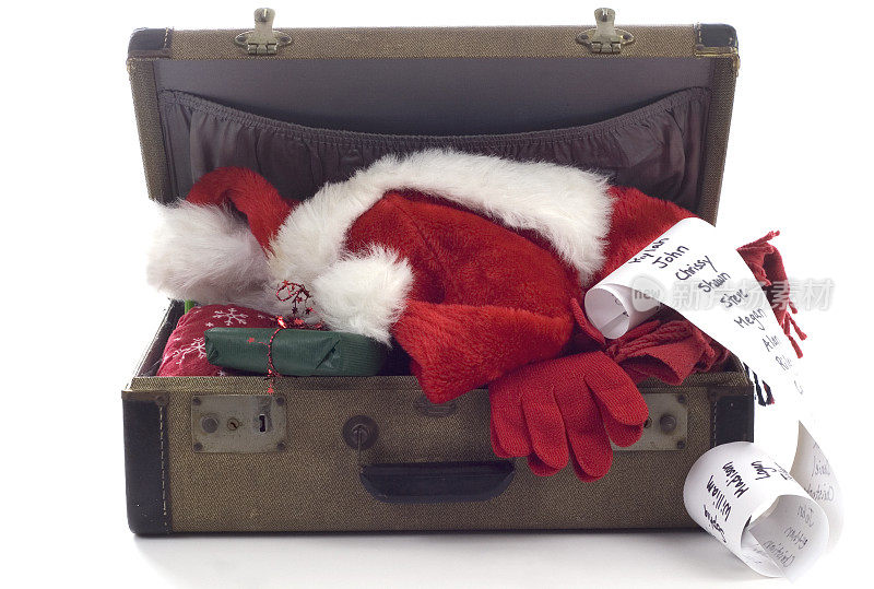 圣诞老人的手提箱