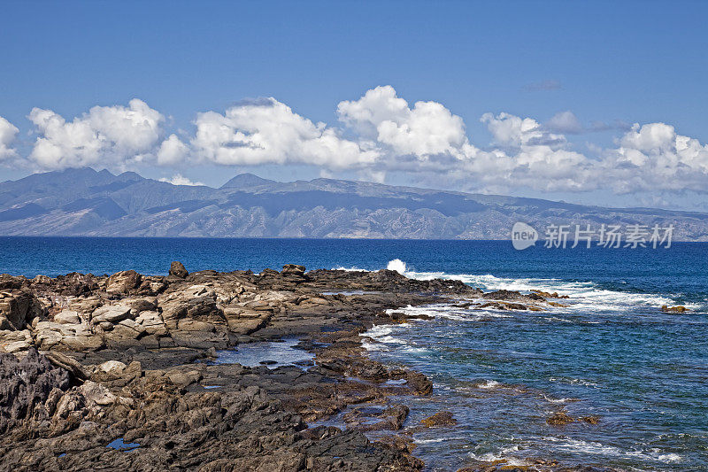 毛伊岛沿海海景