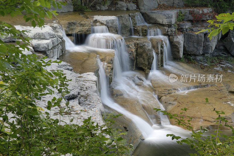 陶诺克瀑布州立公园的风景