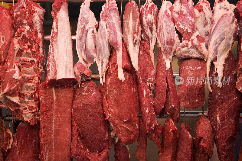 唐人街肉类市场