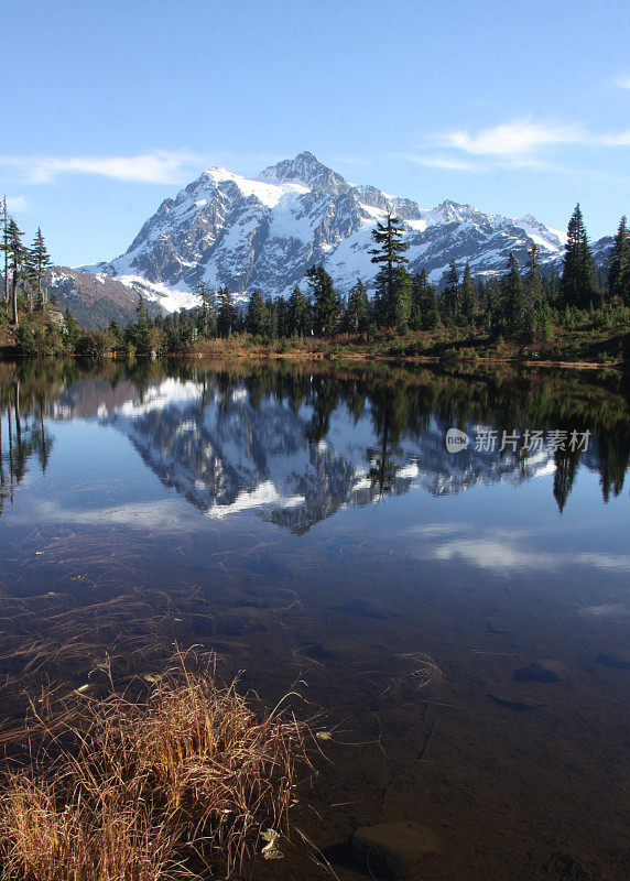 美丽的山Shuksan