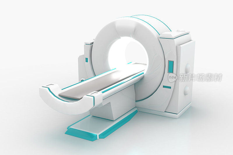 MRI扫描仪3d图像说明