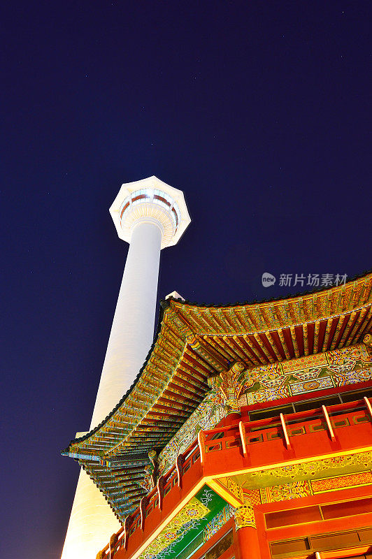 釜山的夜景