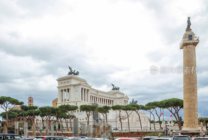 罗马。纪念碑是“祖国的祭坛”。