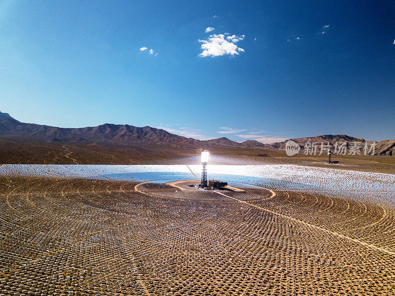 加利福尼亚州的伊凡帕太阳能热电厂