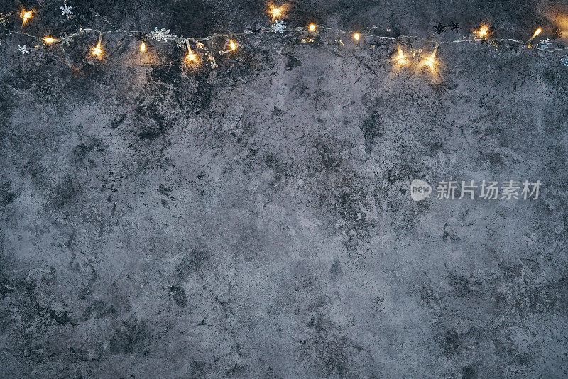 圣诞节装饰与节日灯