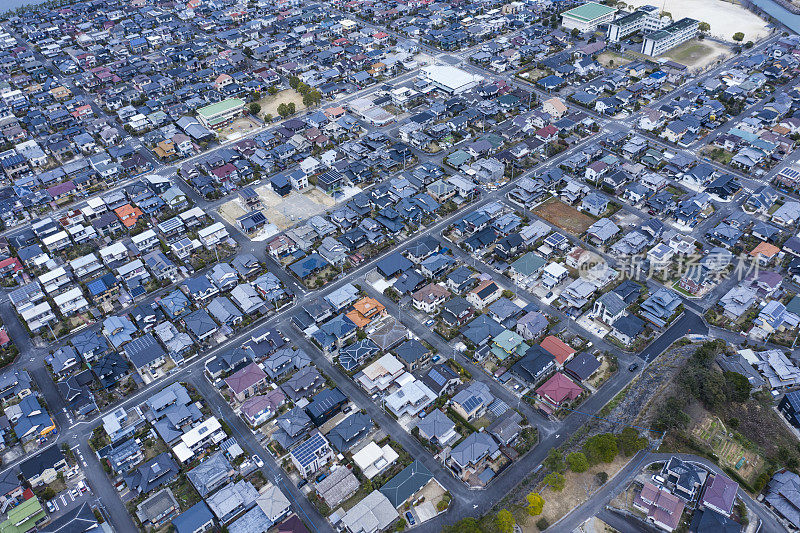 大居住区航拍照片