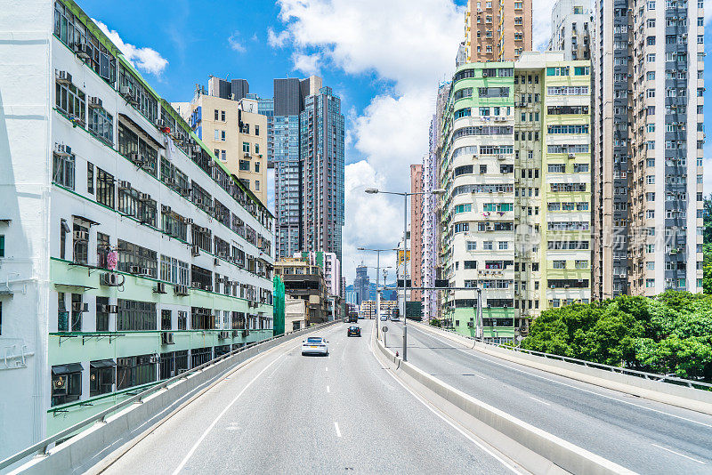 拥挤的香港九龙城