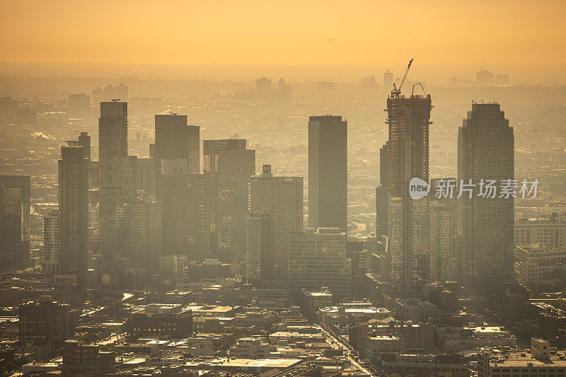 美国纽约布鲁克林的城市景观