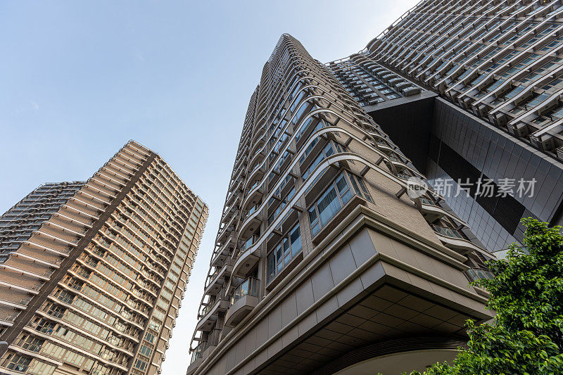 香港九龙的奥斯汀住宅大厦