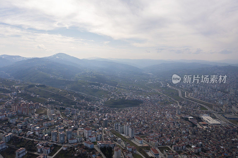 萨姆孙市鸟瞰图。