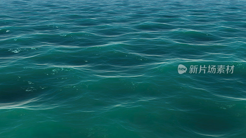 平静的大海，平滑的海浪