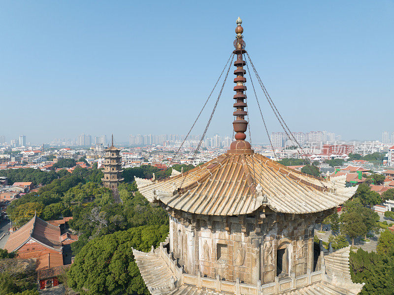 泉州开元寺塔顶