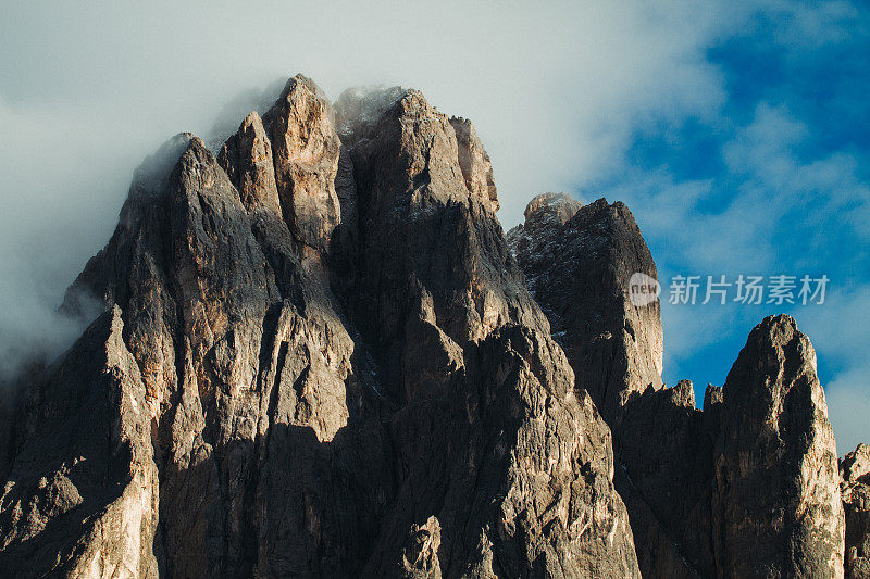 白云石山脉的山景:Langkofel