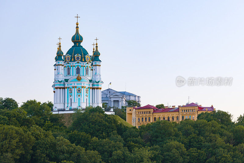 乌克兰基辅的圣安德鲁教堂