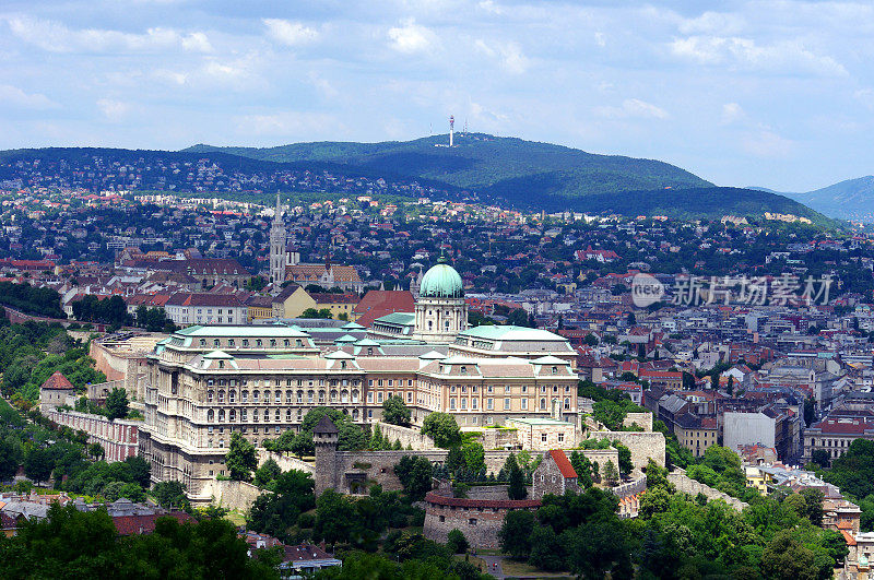 布达城堡，布达佩斯的匈牙利国王的历史综合体