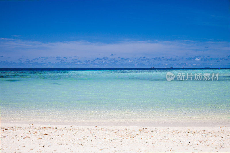 海滩海景-马尔代夫