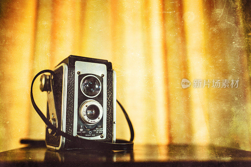 复古风格的相机TLR