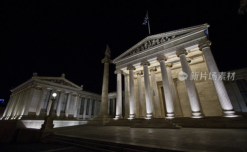 希腊雅典的新古典主义建筑
