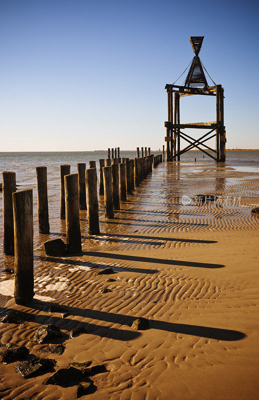 Wangerooge岛的老码头