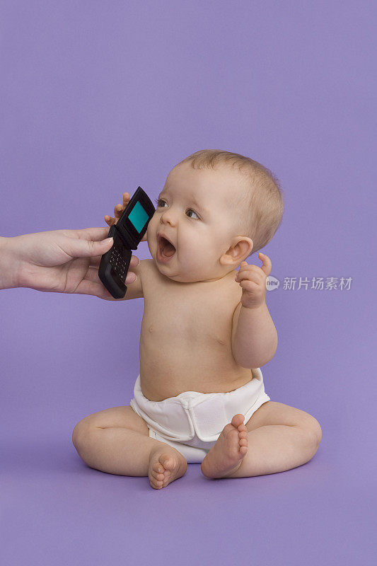 宝宝用手机说话