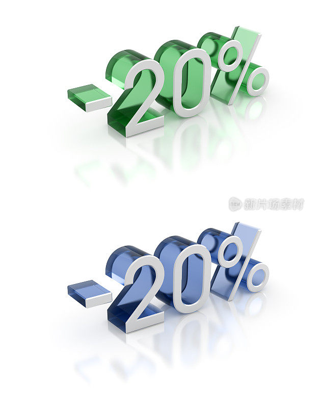 玻璃20%折扣