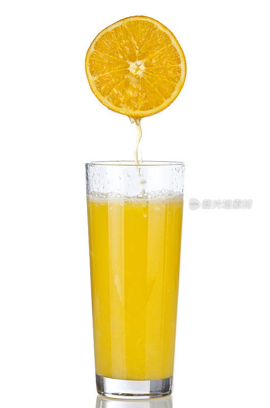 多汁的橘子