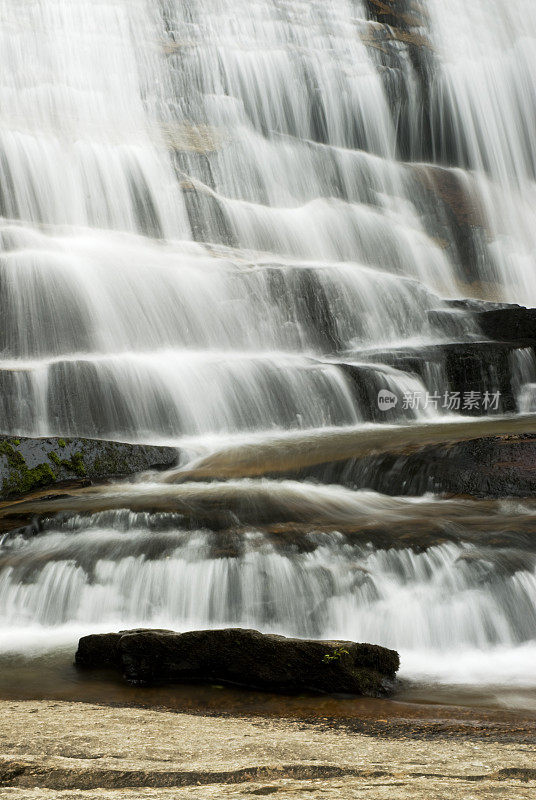 康涅斯提瀑布，特兰西瓦尼亚县，北卡罗来纳州