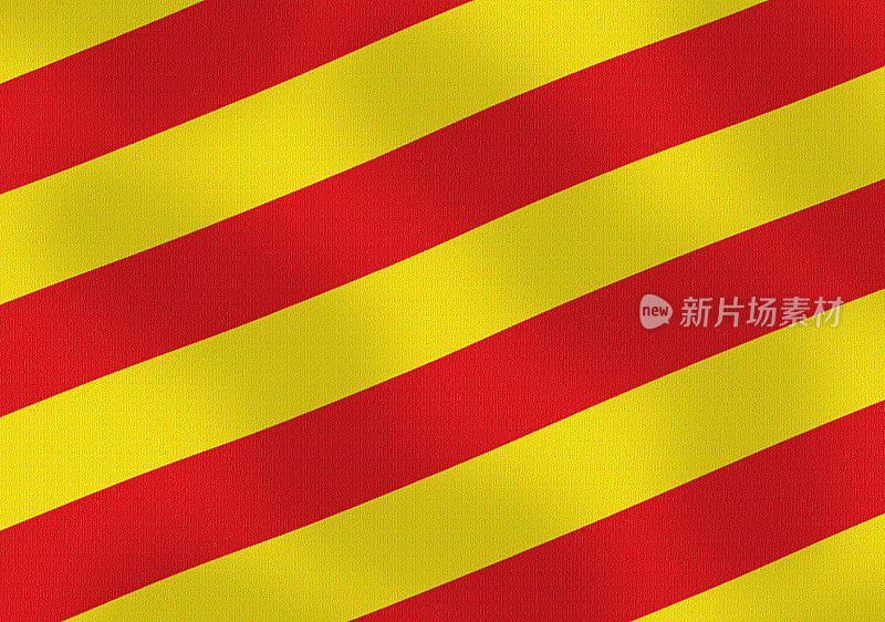 西班牙加泰罗尼亚系列赛飘扬的旗帜