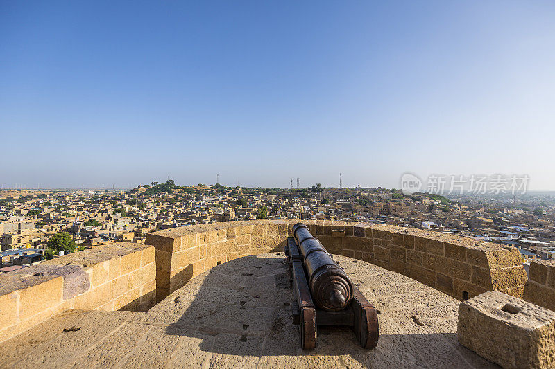 印度拉贾斯坦邦Jaisalmer的老大炮