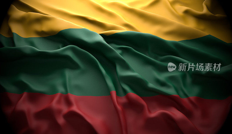 立陶宛、维尔纽斯国家官方国旗