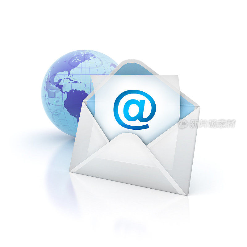 全球电子邮件信封图标