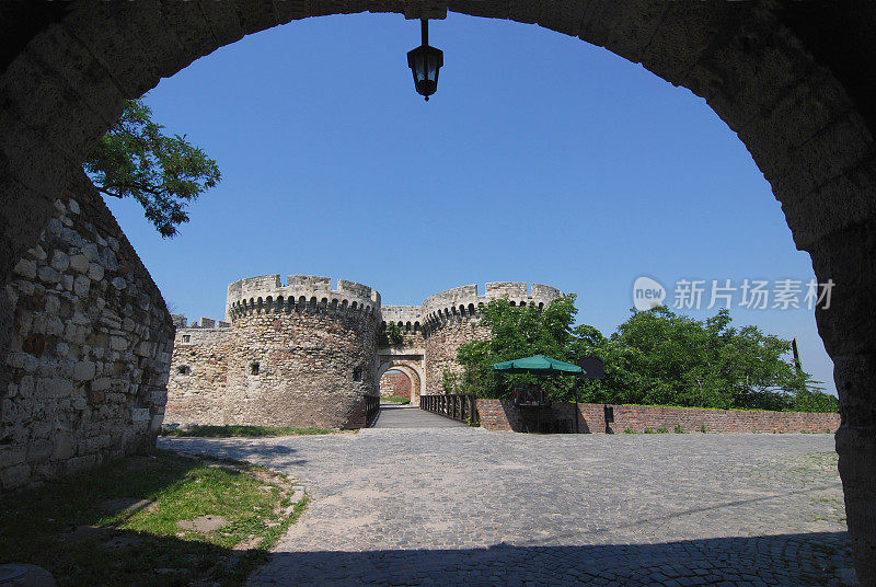 塞尔维亚贝尔格莱德的古老要塞