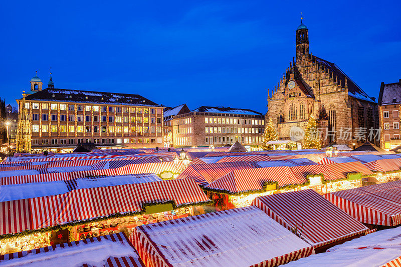 浏览Nürnberger圣诞市场