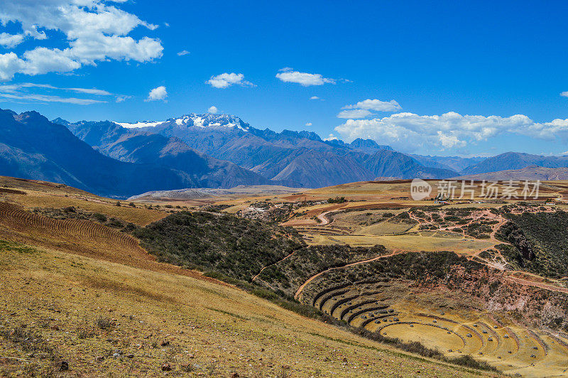 秘鲁马里的古印加圆形梯田