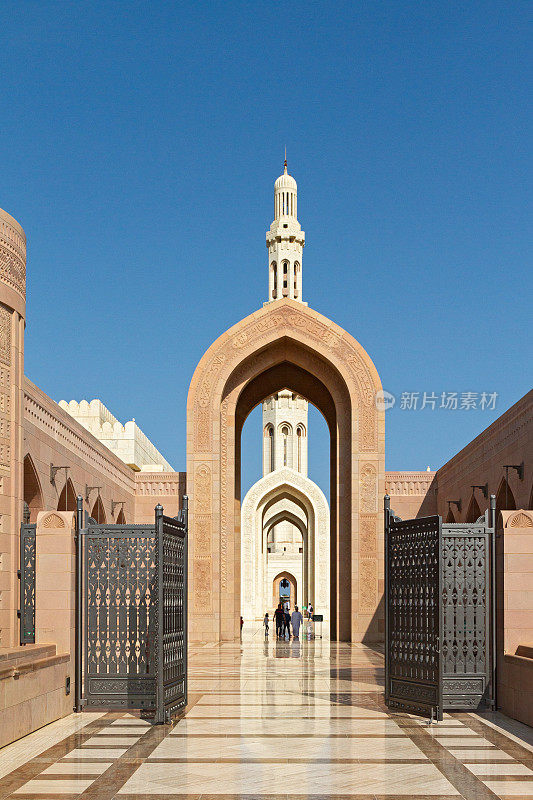 阿曼马斯喀特的苏丹卡布斯大清真寺