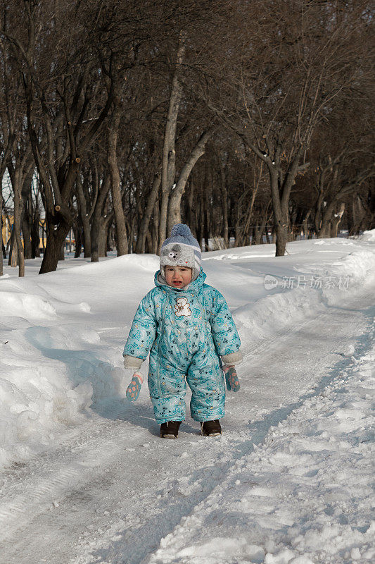 雪地里的第一步