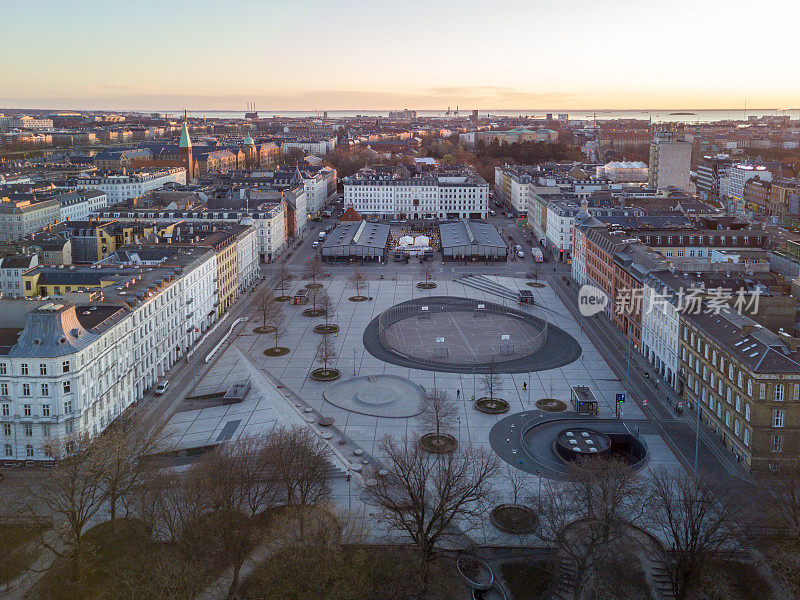 以色列Plads在哥本哈根，丹麦