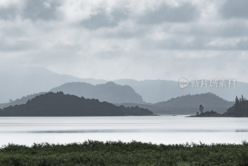 泰国罗勇普拉萨水库美丽的风景