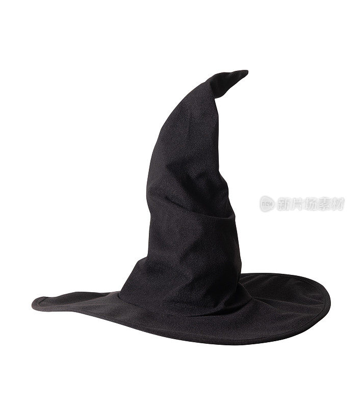 黑色万圣节女巫帽
