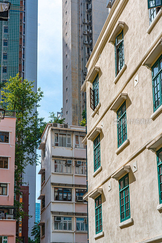 白天在湾仔，香港市中心